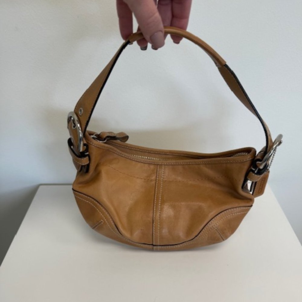 Coach Caramel Leather Mini Bag